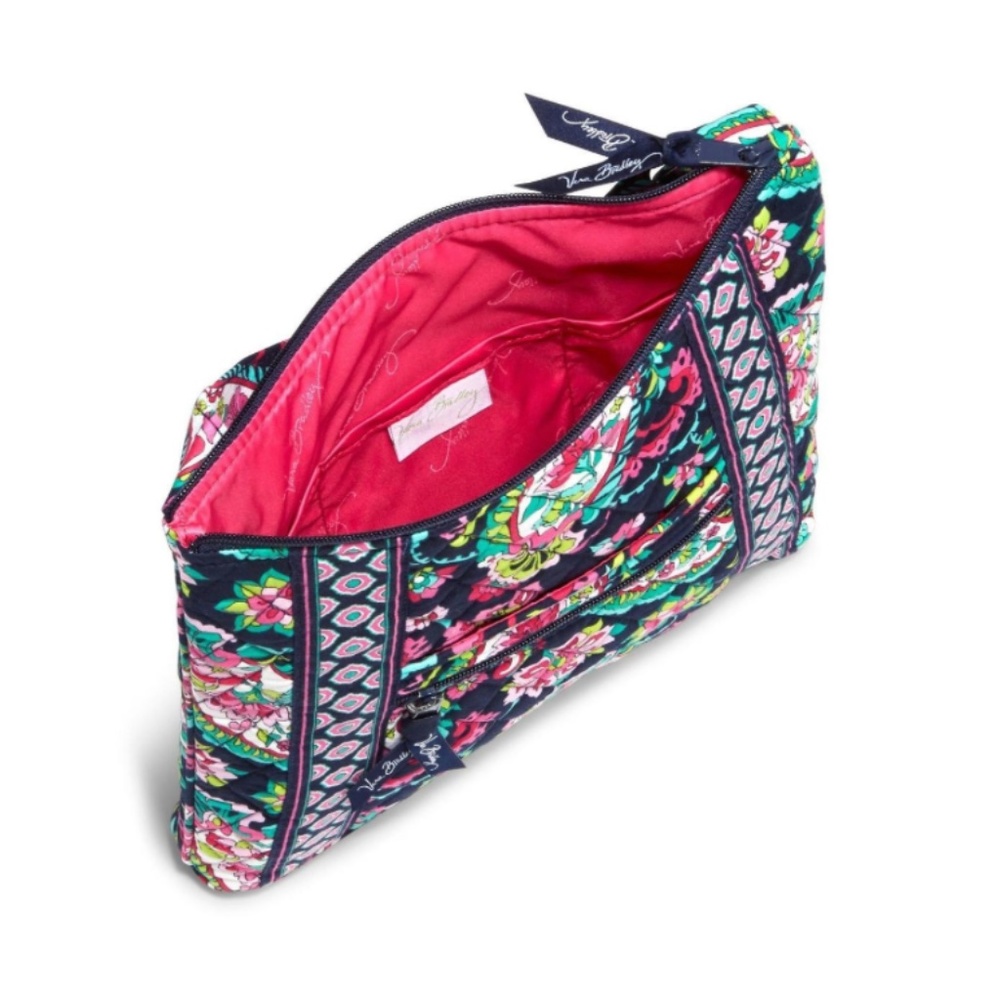 Vera Bradley Navy Colorful Petal Paisley Crossbody Bag Purse - Picture 2 of 15